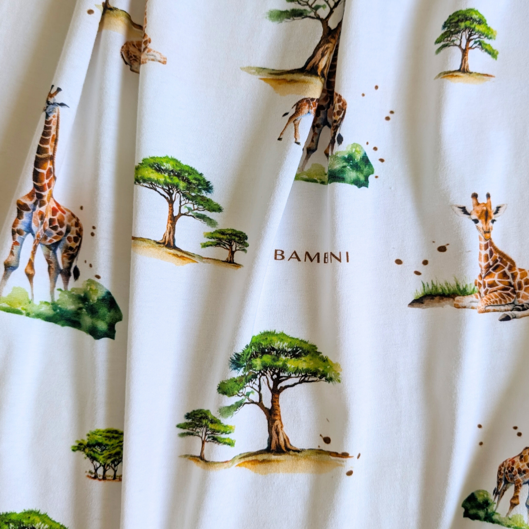 African Safari 'Family' Organic Muslin Wrap