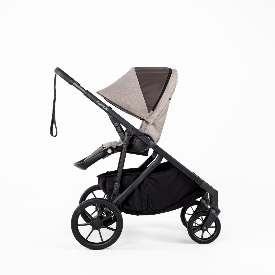 LISBON Single-to-Double Pram Sofia Mocha