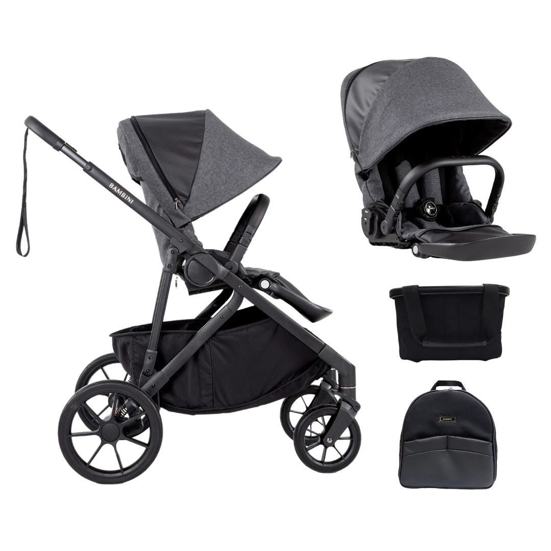 HENRI Charcoal - Two Seat Bundle