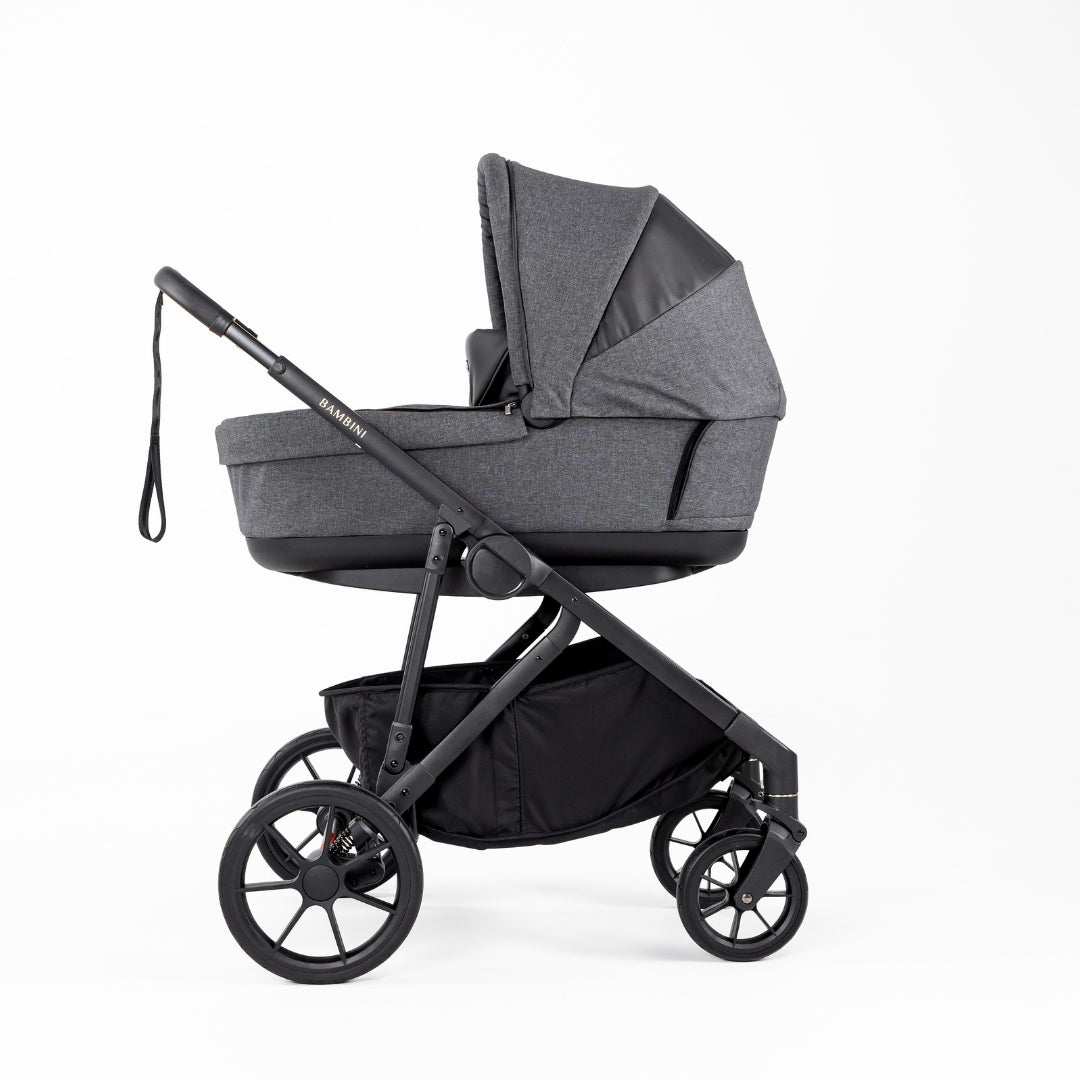 LISBON Single-to-Double Pram Henri Grey