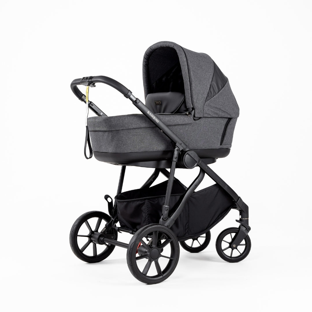 LISBON Single-to-Double Pram Henri Grey