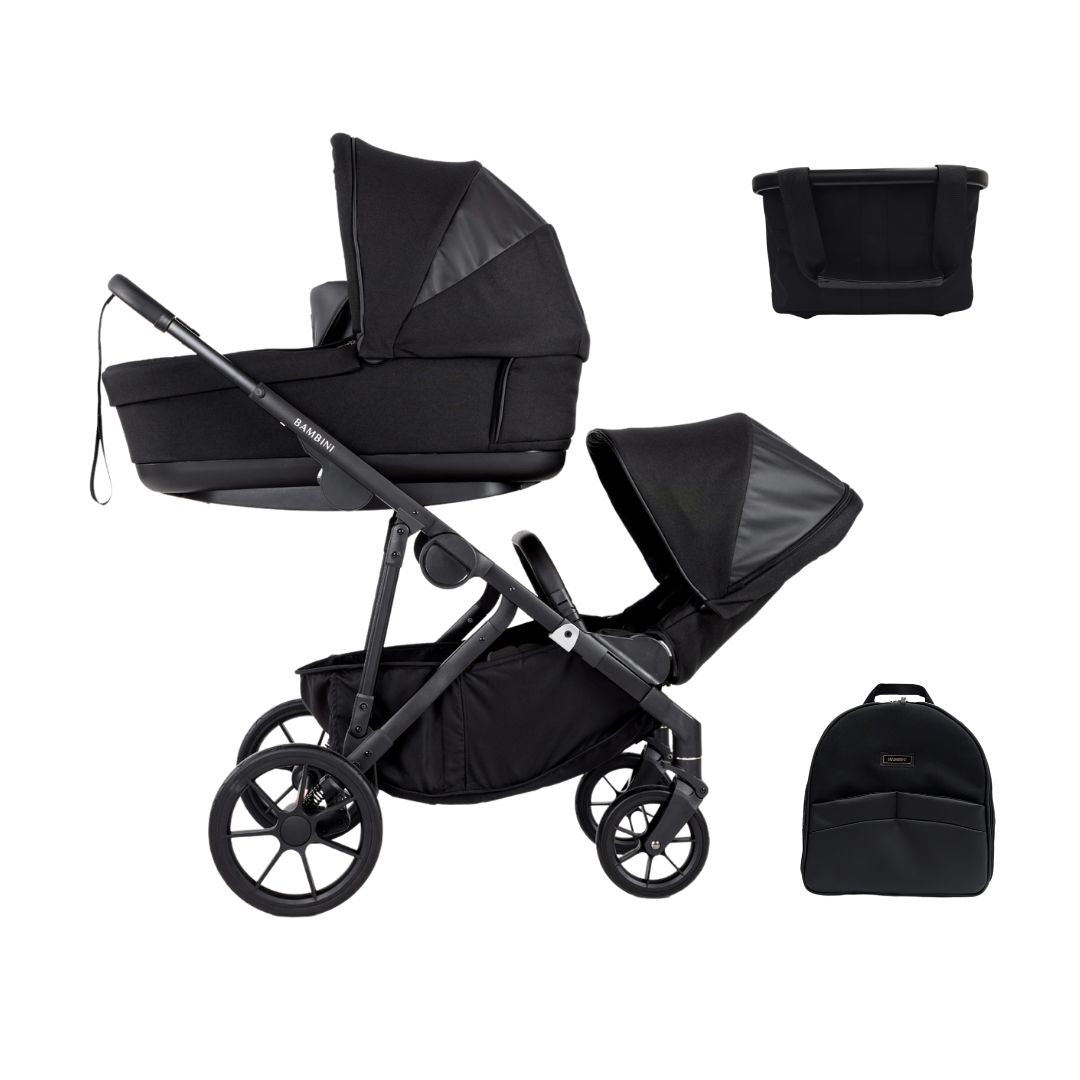 LISBON Single-to-Double Pram Noah Gold