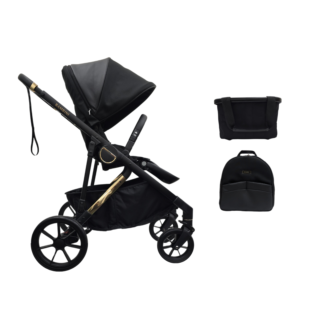 LISBON Single-to-Double Pram Noah Gold