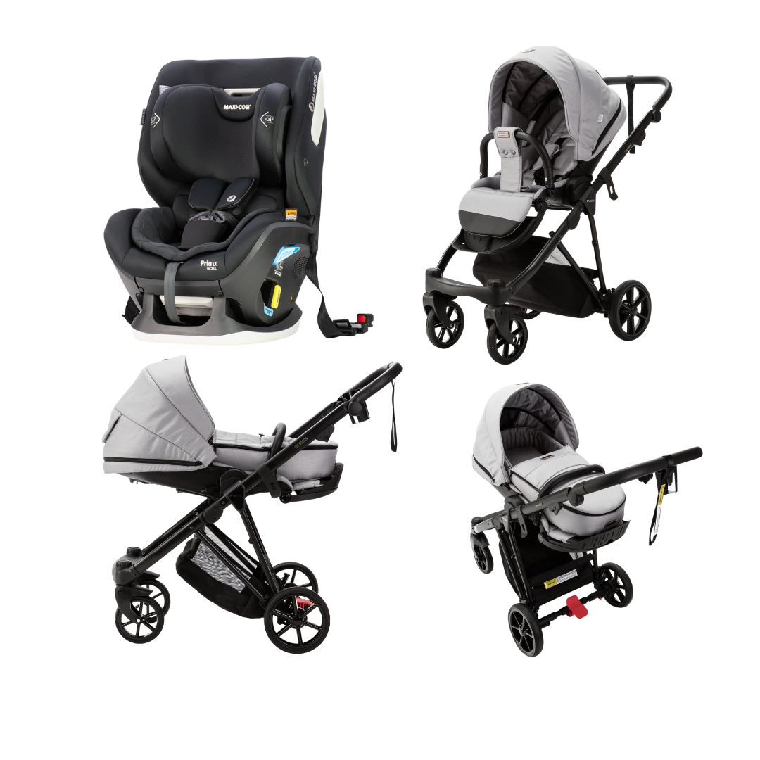 LYON Nancy Stroller & Pria LX G-CELL Car Seat Bundle