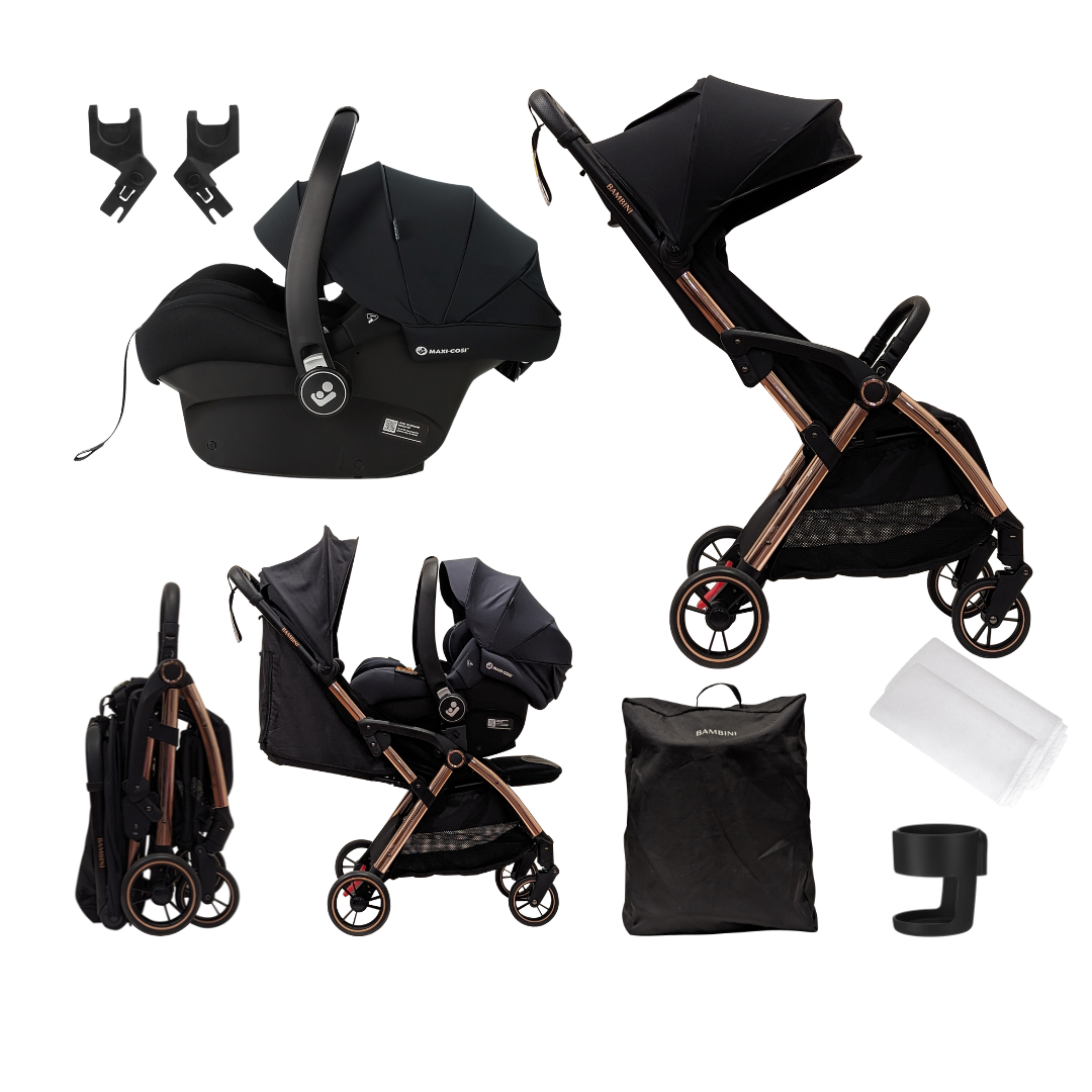 PARIS Rose Travel Stroller Mico 12 LX Capsule Bundle – Bambini Prams