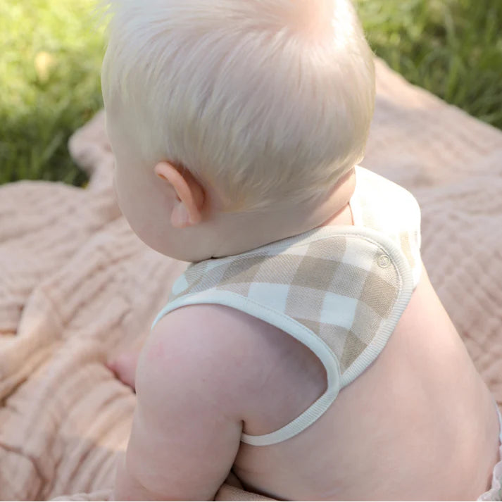 Fibre for Good Organic Cotton Fitted Bib 2pk