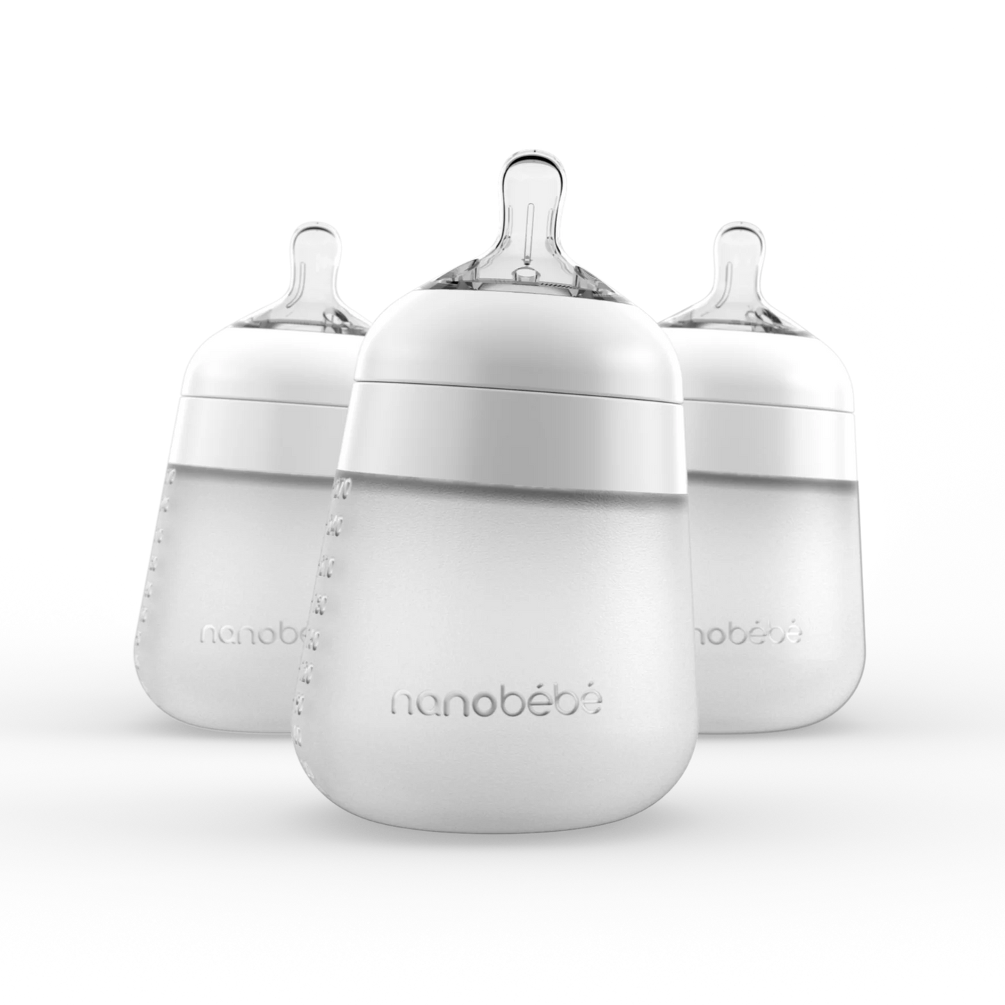 Nanobébé Flexy Silicone Bottle 3 Pack 270ml