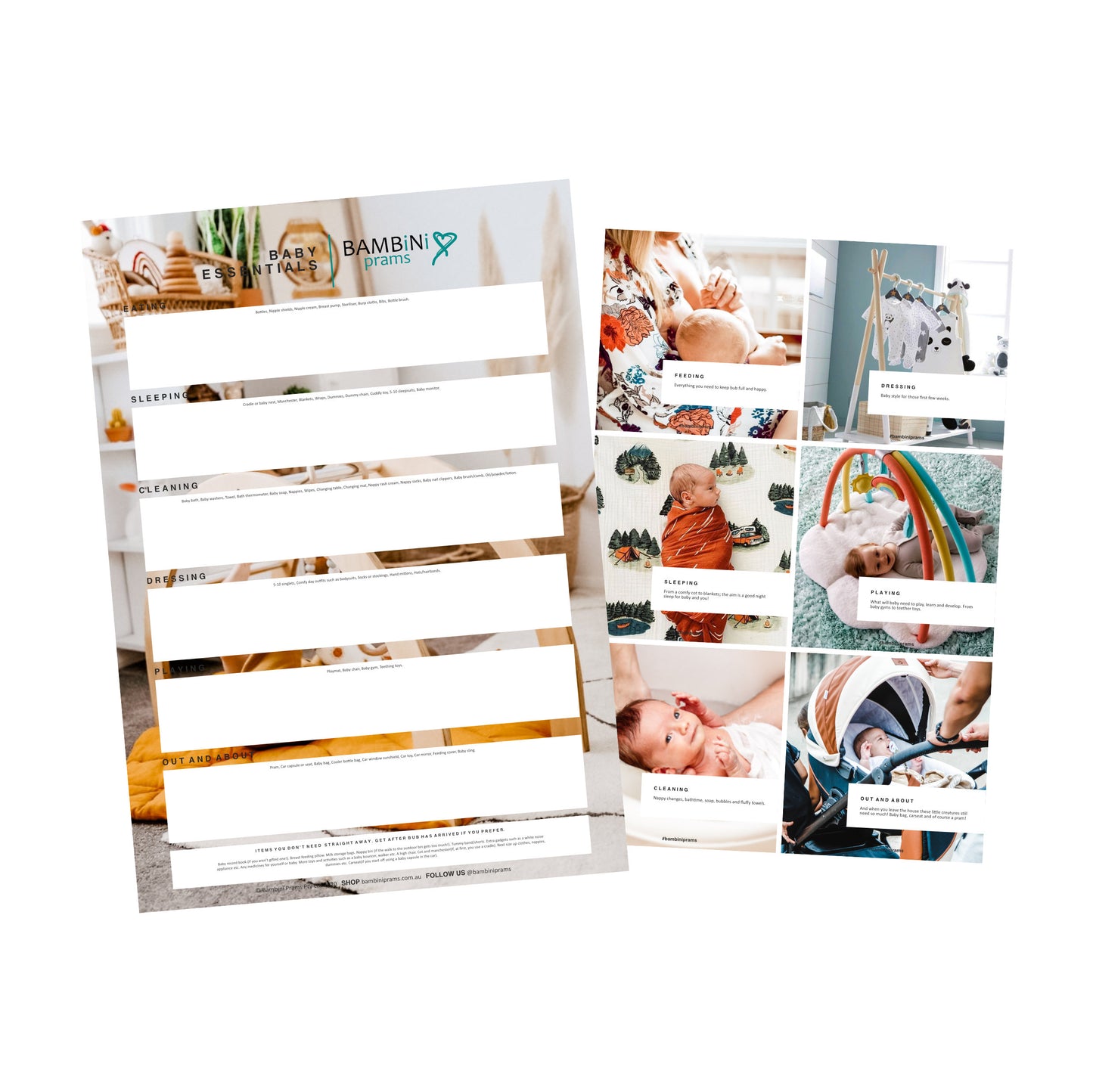 Preview of Baby Essentials Shopping List