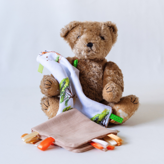 African Safari Organic Muslin Tag Comforter (Set of 2)