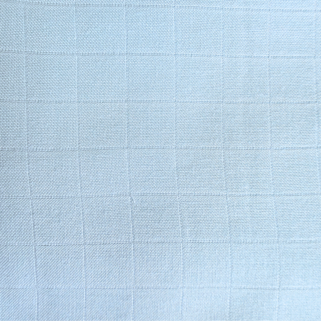 Blue Organic Muslin Nursing Pillow