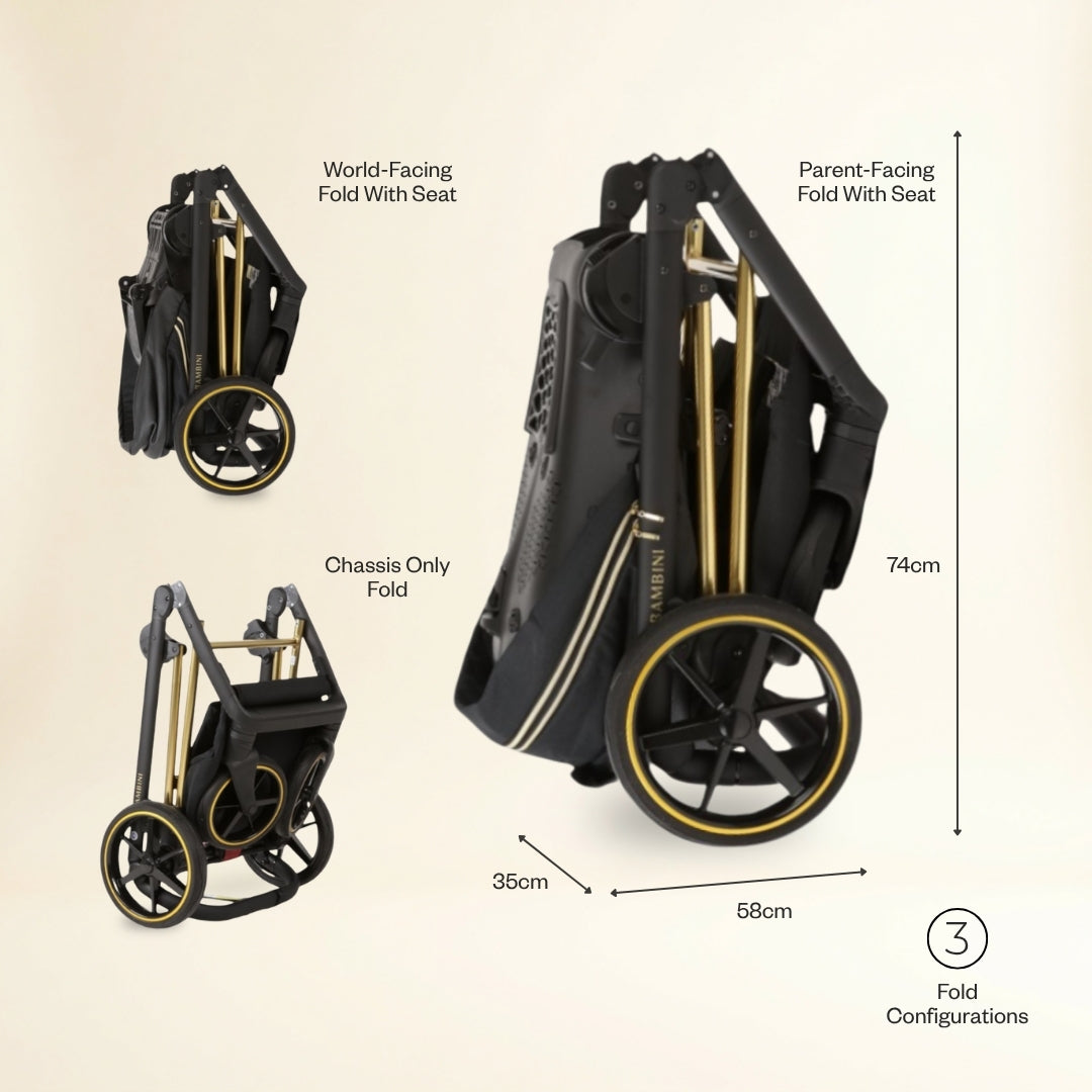 LORENZO Black - Gold Chassis