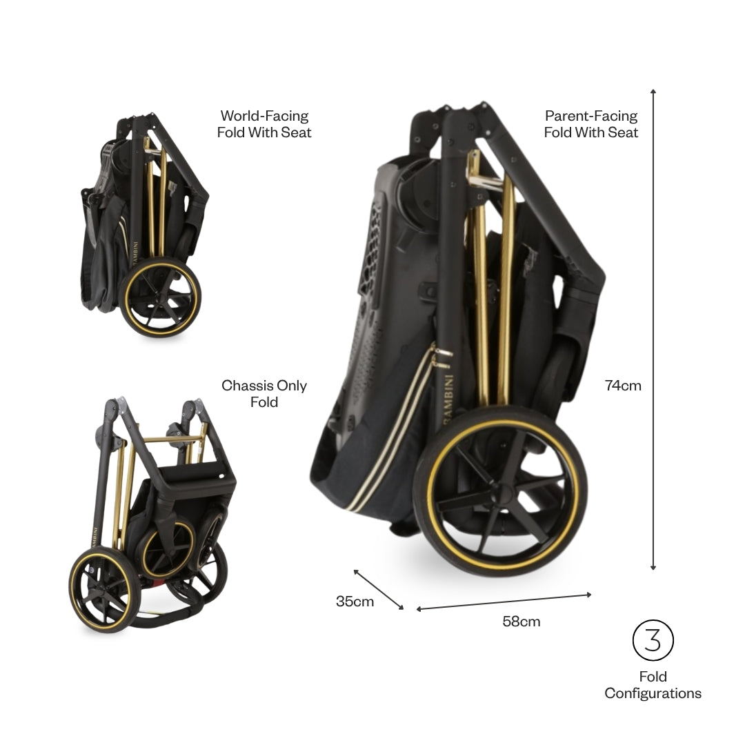 LORENZO Black - Gold Chassis