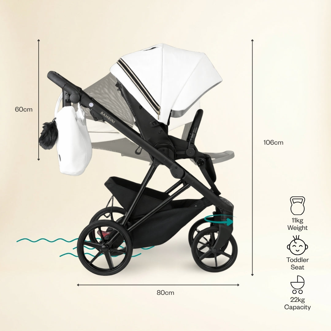 OSKAR White - Black Chassis