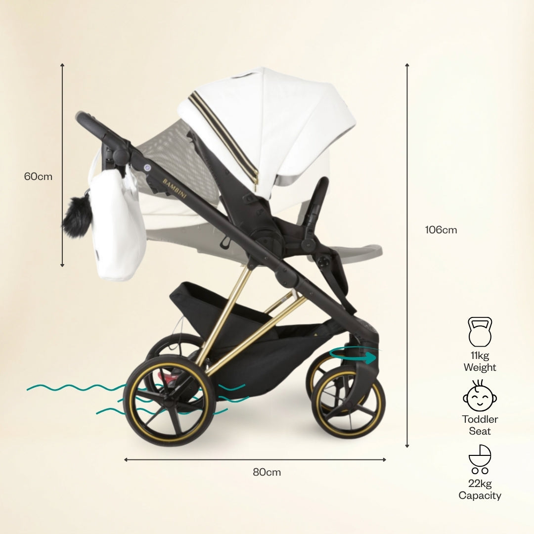 OSKAR White - Gold Chassis