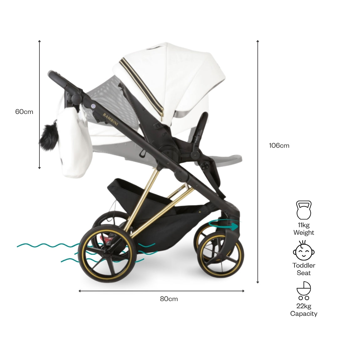 OSKAR White - Gold Chassis