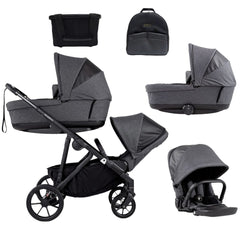 HENRI Charcoal/Black - Twin Bundle