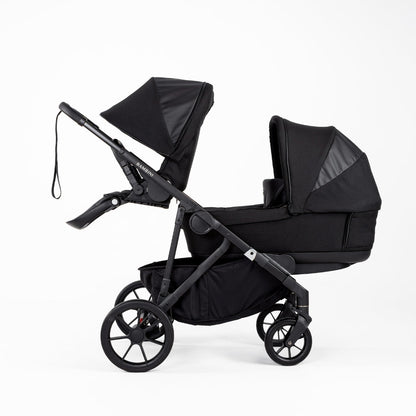 LISBON Single-to-Double Pram Noah Black