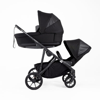 LISBON Single-to-Double Pram Noah Black