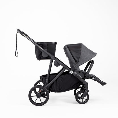 LISBON Single-to-Double Pram Henri Grey