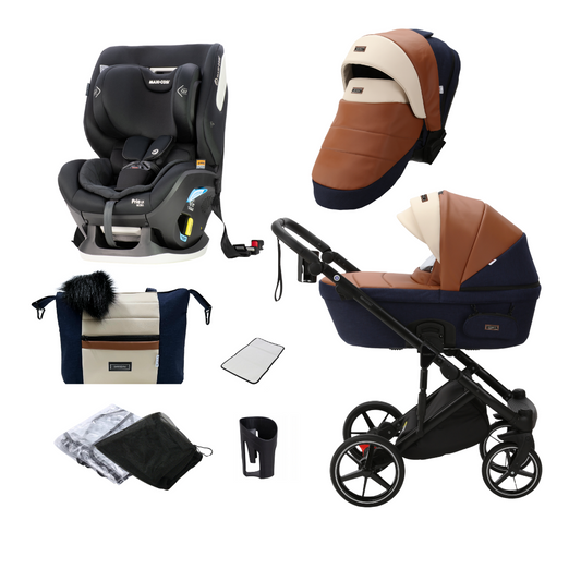 MILAN² Peyton Pram & Pria LX G-CELL Car Seat Bundle