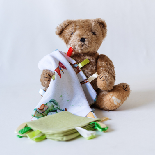 Rockinghorse Days Organic Muslin Tag Comforter (Set of 2)