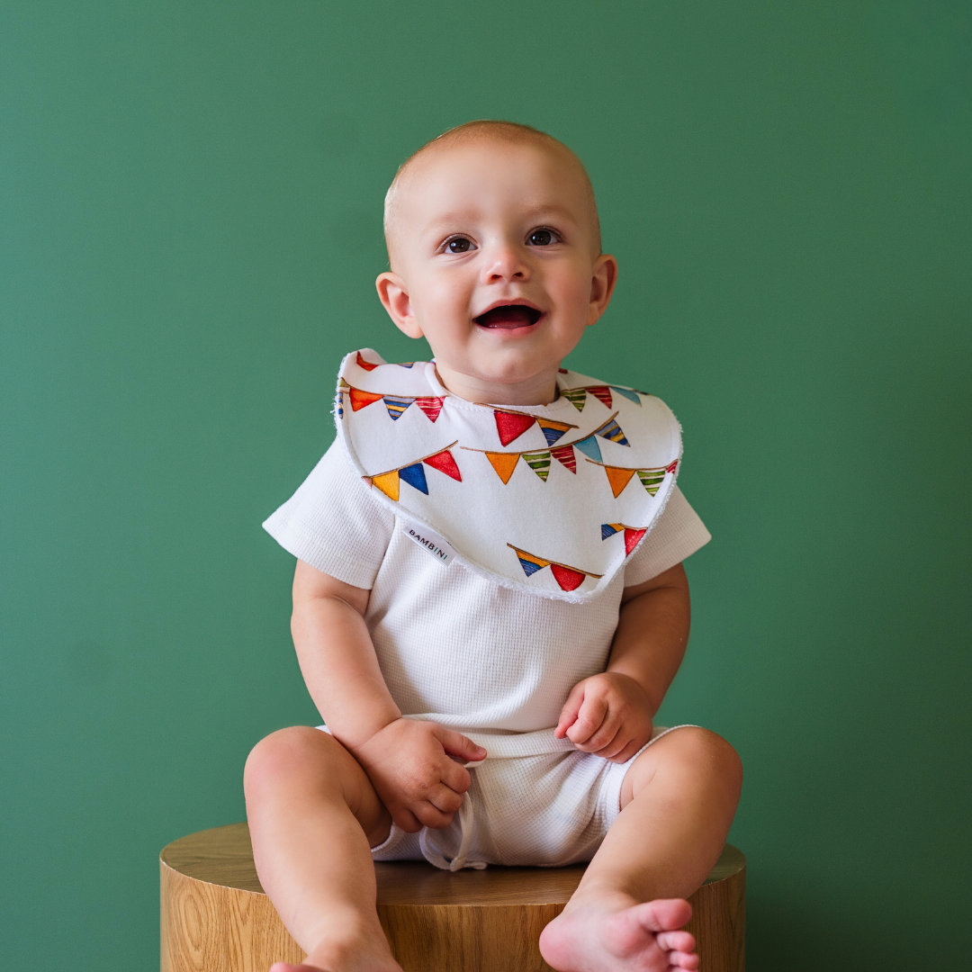 Rockinghorse Days Organic Dribble Bib (Set of 3)