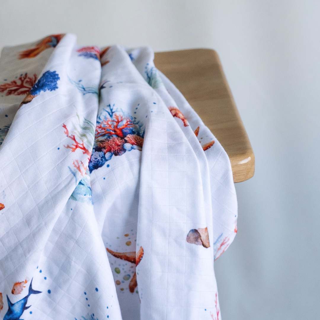 Underwater Worlds 'Exotic' Organic Muslin Wrap