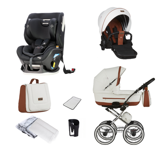 YORK² Rosalie Pram & Pria LX G-CELL Car Seat Bundle