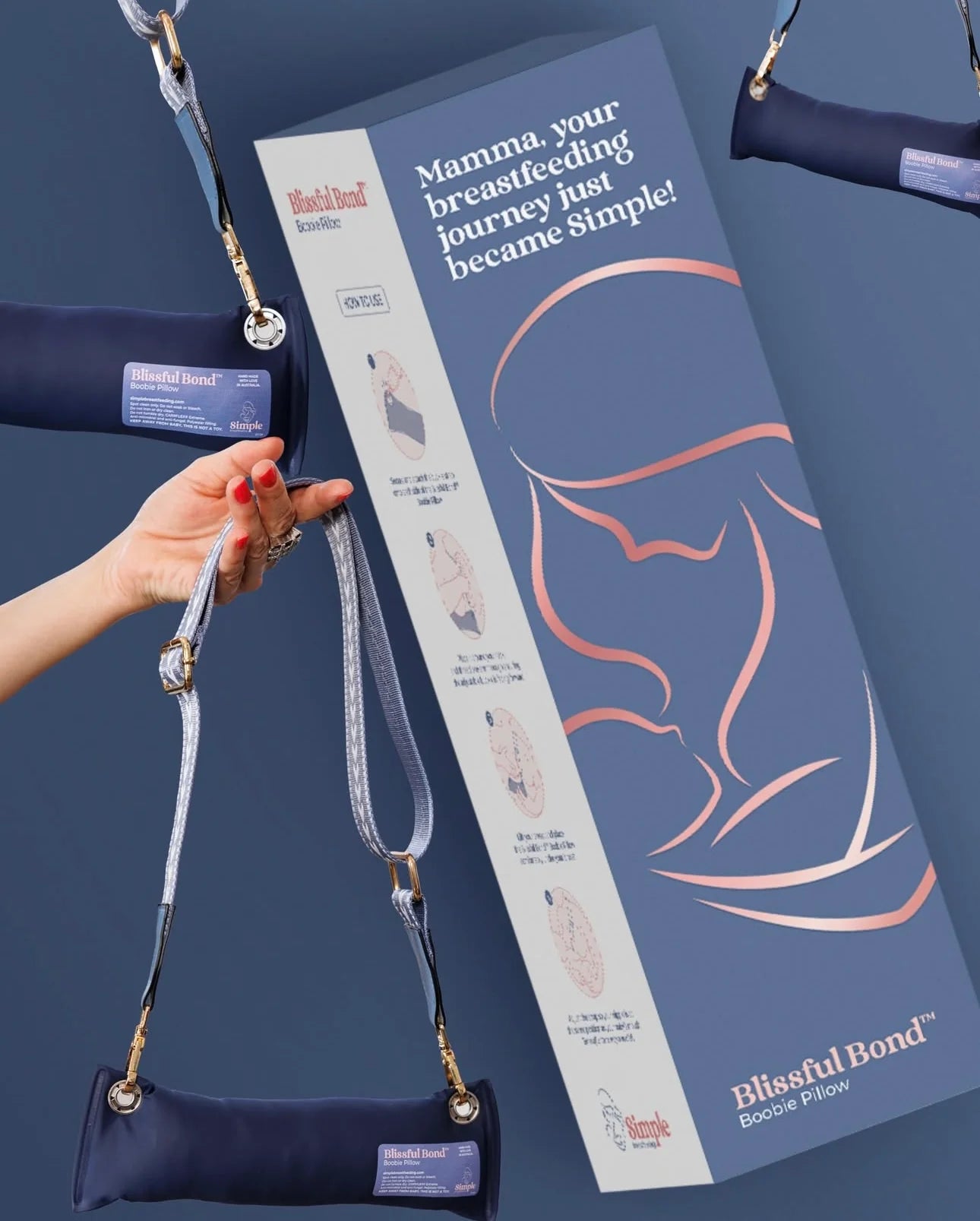 Blissful Bond Boobie Pillow