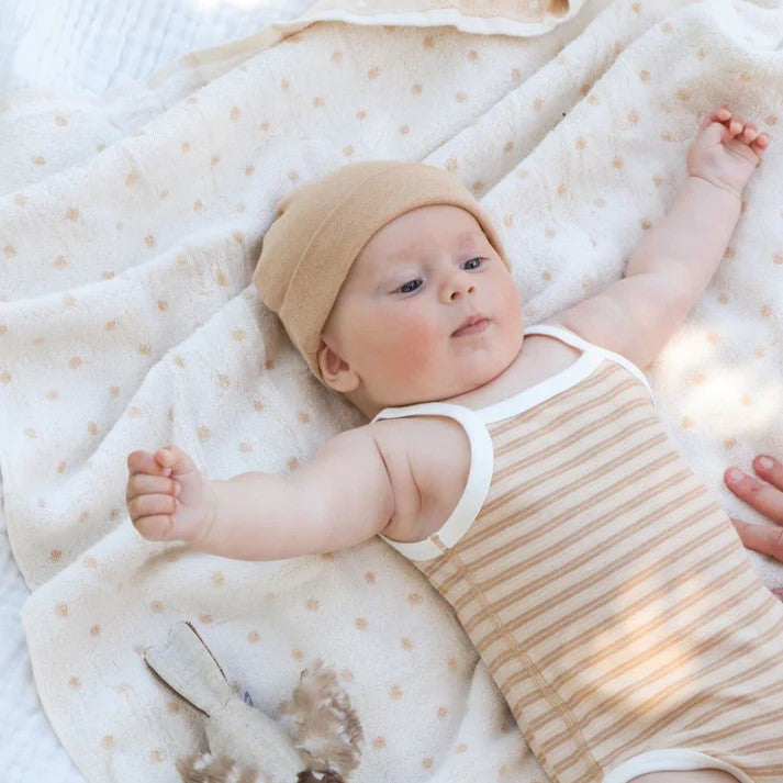 Fibre for Good Organic Cotton Beanie in Dark Brown