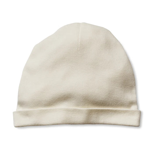 Fibre for Good Organic Cotton Beanie in Natural White