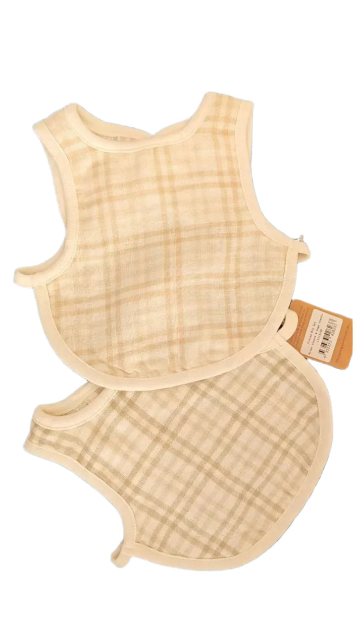 Fibre for Good Organic Cotton Fitted Bib 2pk