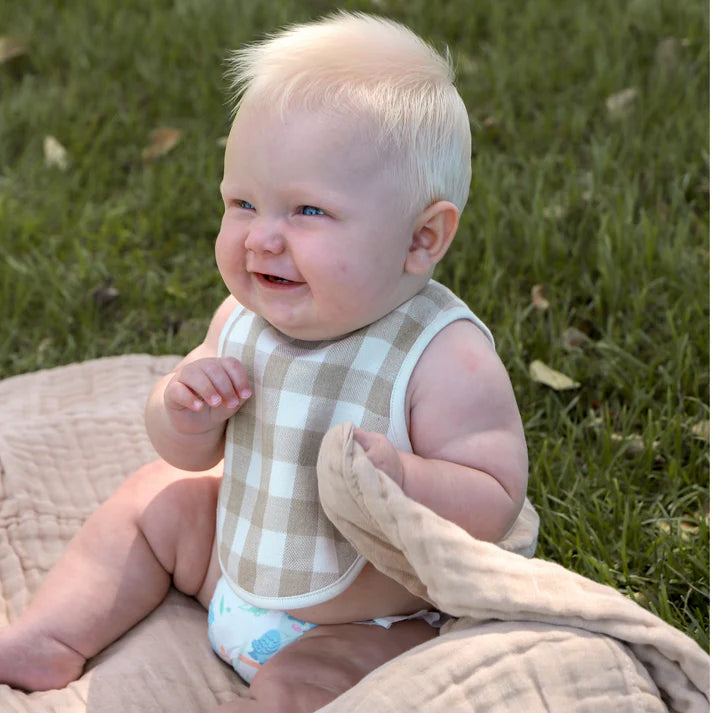 Fibre for Good Organic Cotton Fitted Bib 2pk