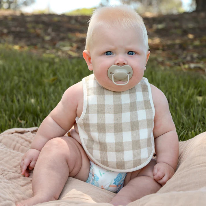 Fibre for Good Organic Cotton Fitted Bib 2pk