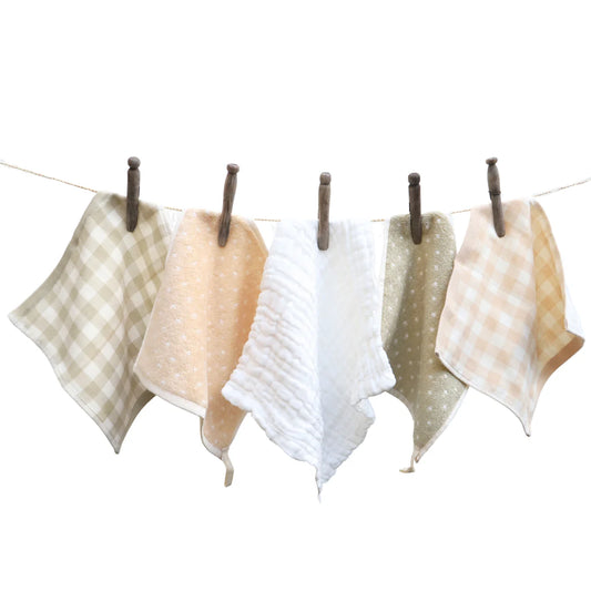 Fibre for Good Organic Cotton Reusable Wipes 5pk