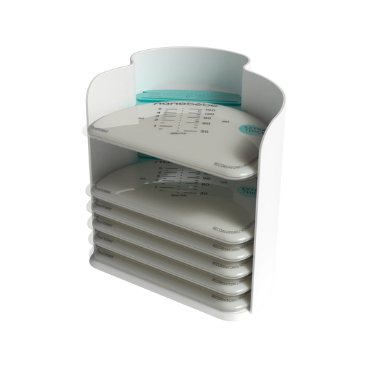 Nanobébé Breastmilk Storage Bags 25 Pack and Organizer