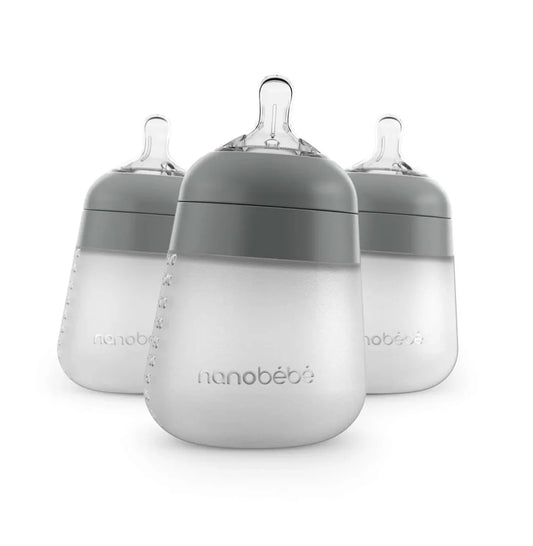 Nanobébé Flexy Silicone Bottle 3 Pack 270ml