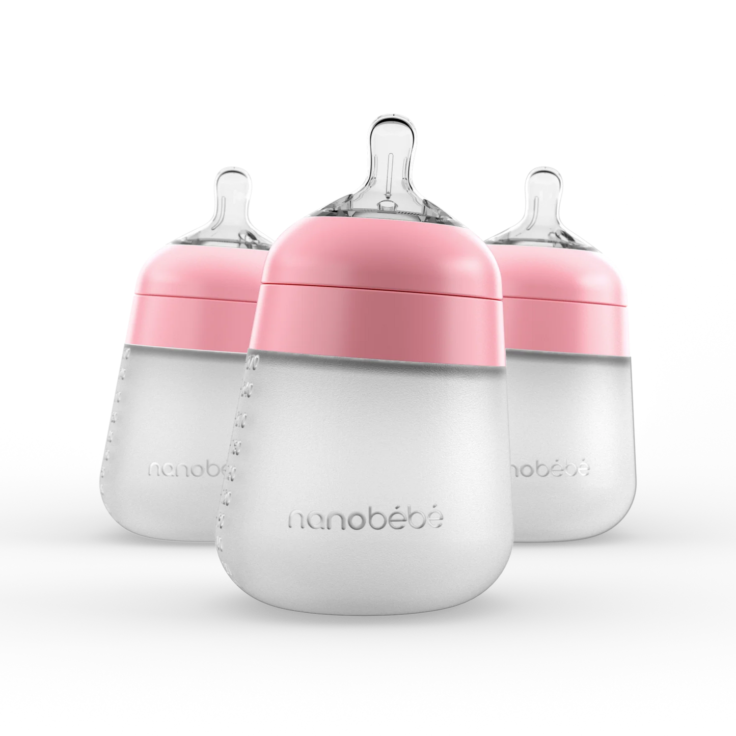 Nanobébé Flexy Silicone Bottle 3 Pack 270ml