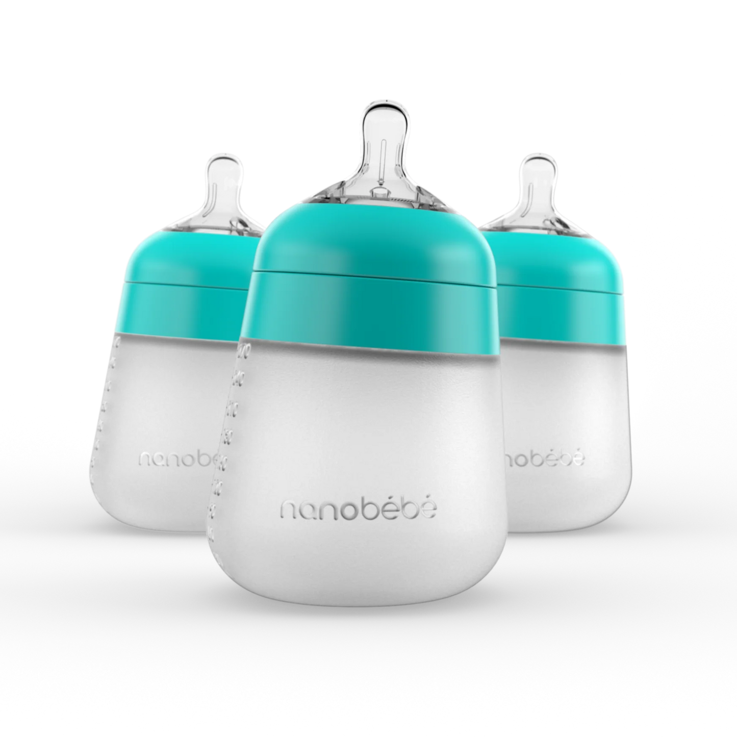 Nanobébé Flexy Silicone Bottle 3 Pack 270ml