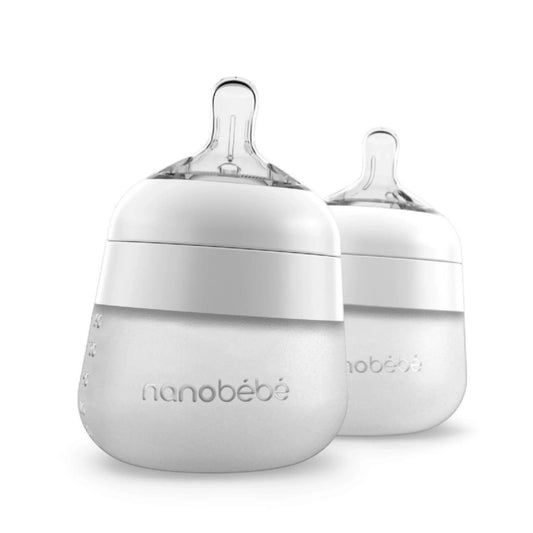 Nanobébé Flexy Silicone Bottle Twin Pack 150ml