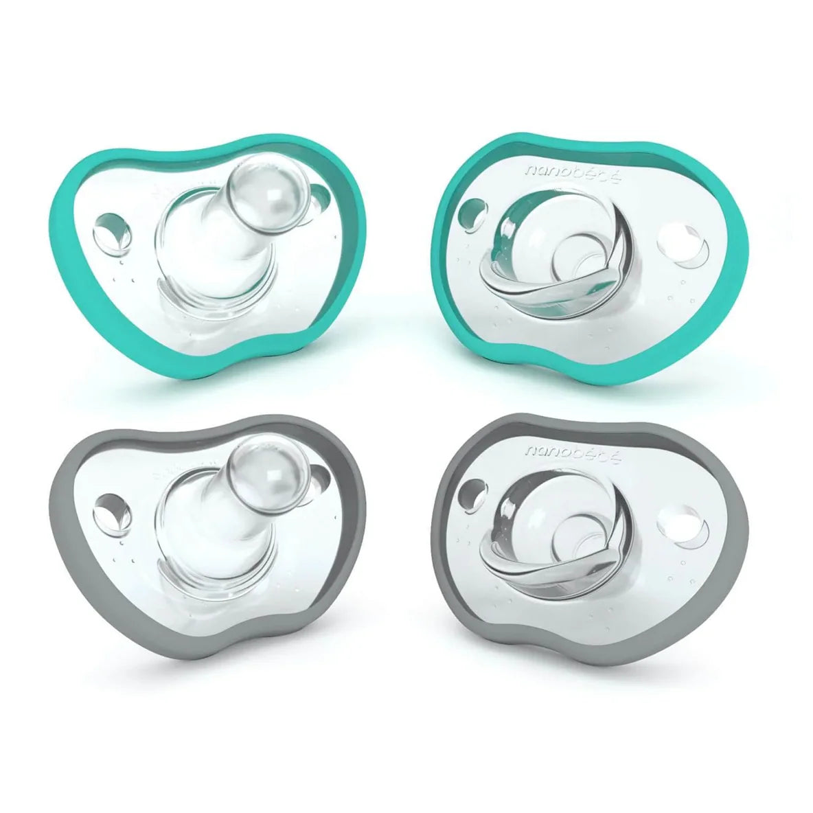 Nanobébé Flexy Silicon Pacifier 0-3m 4 Pack