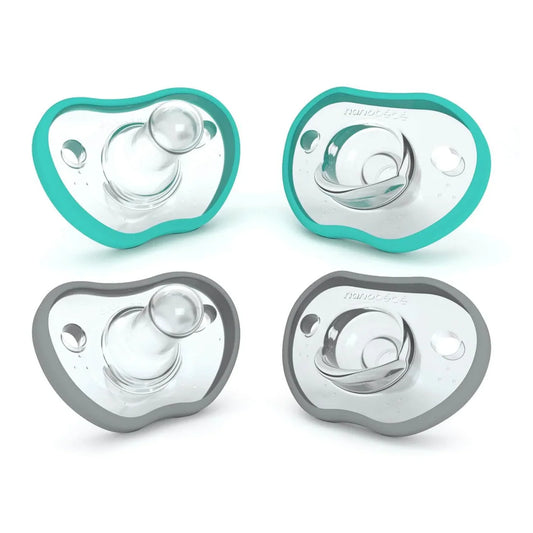 Nanobébé Flexy Silicon Pacifier 0-3m 4 Pack