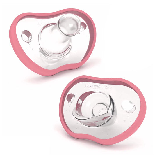 Nanobébé Flexy Silicon Pacifier 0-3m Twin Pack