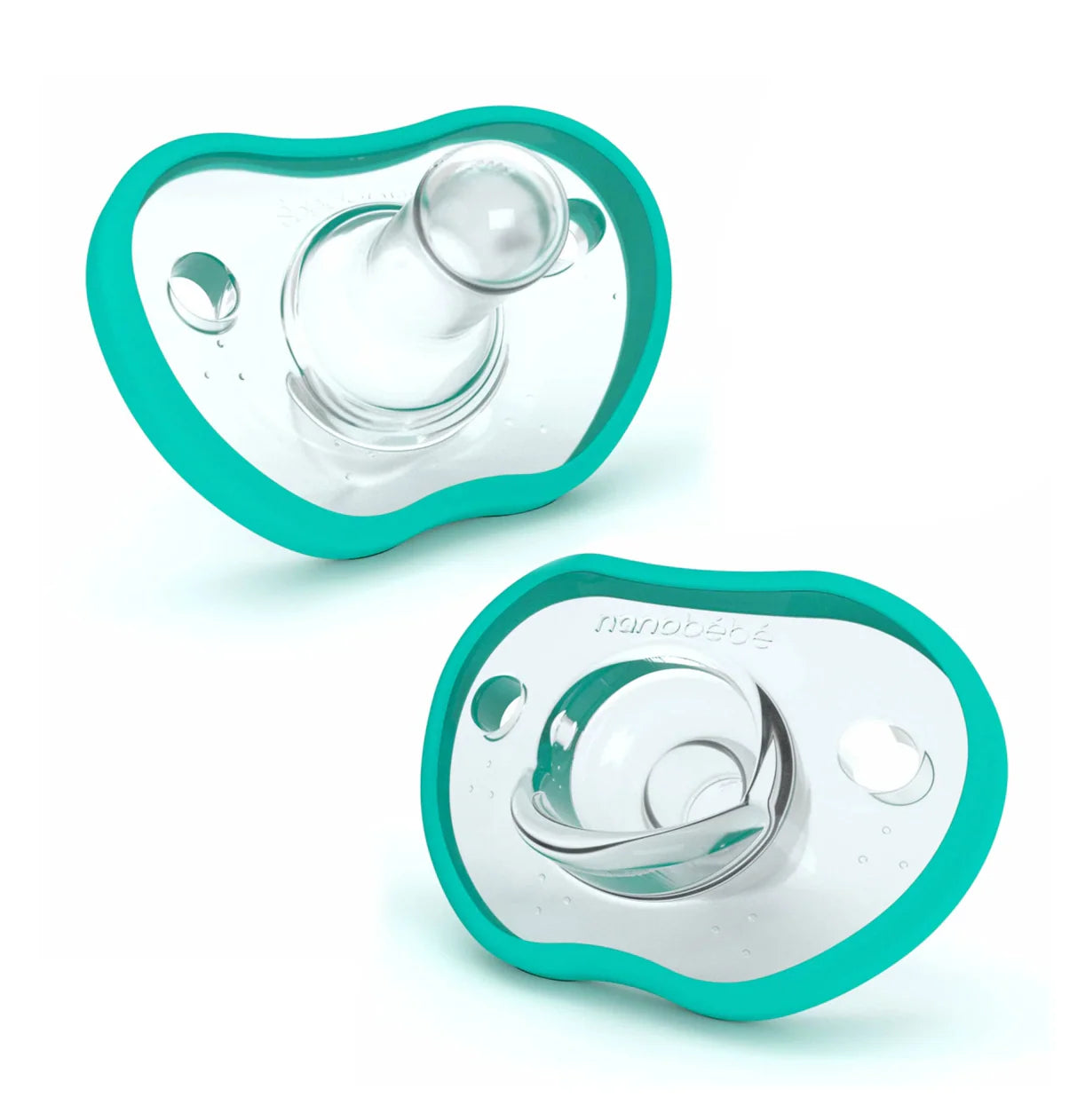 Nanobébé Flexy Silicon Pacifier 0-3m Twin Pack