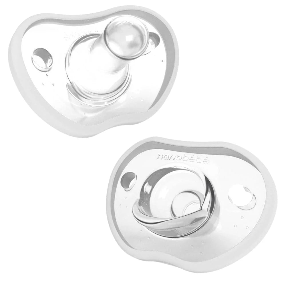 Nanobébé Flexy Silicon Pacifier 0-3m Twin Pack