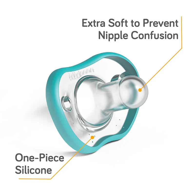 Nanobébé Flexy Silicon Pacifier 0-3m Twin Pack