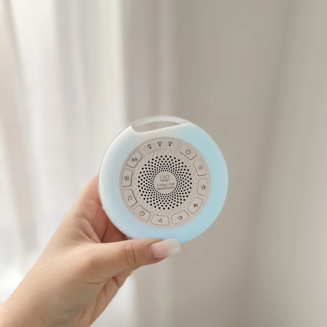 Sleep Like Goldilocks - Sound Sleeper Portable White Noise and Night Light