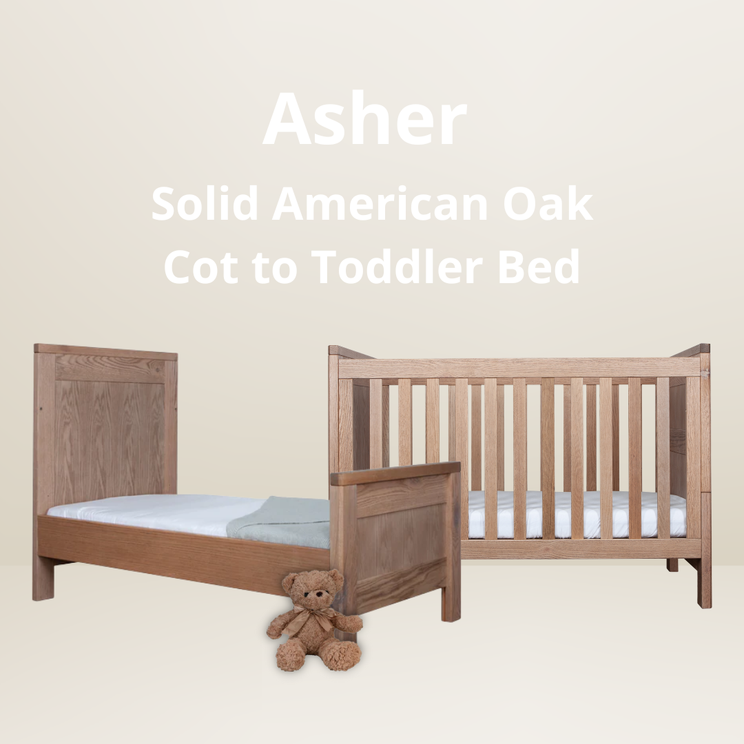 Grotime Asher Cot | Baby Cot to Toddler Bed